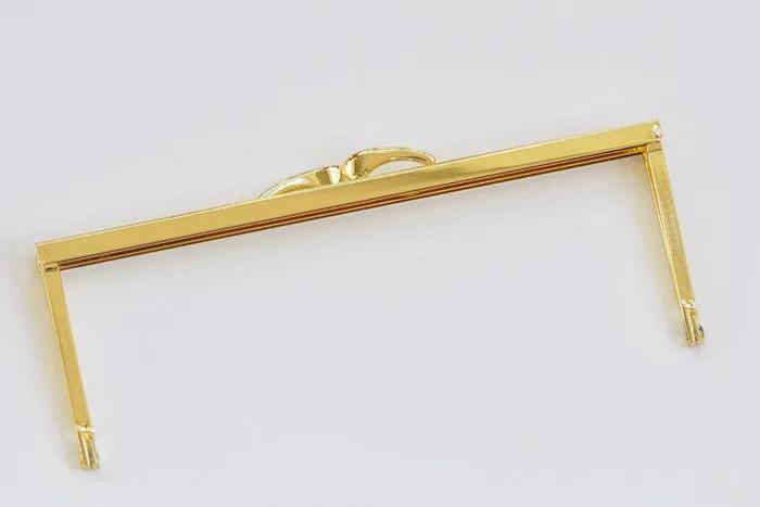 17cm Gold Purse Frame Clutch Purse Frame Bag Hanger 17.5 x 6.5cm