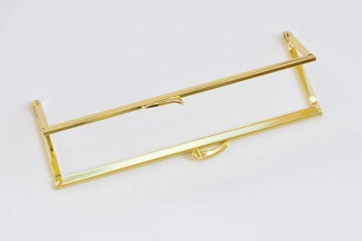 17cm Gold Purse Frame Clutch Purse Frame Bag Hanger 17.5 x 6.5cm