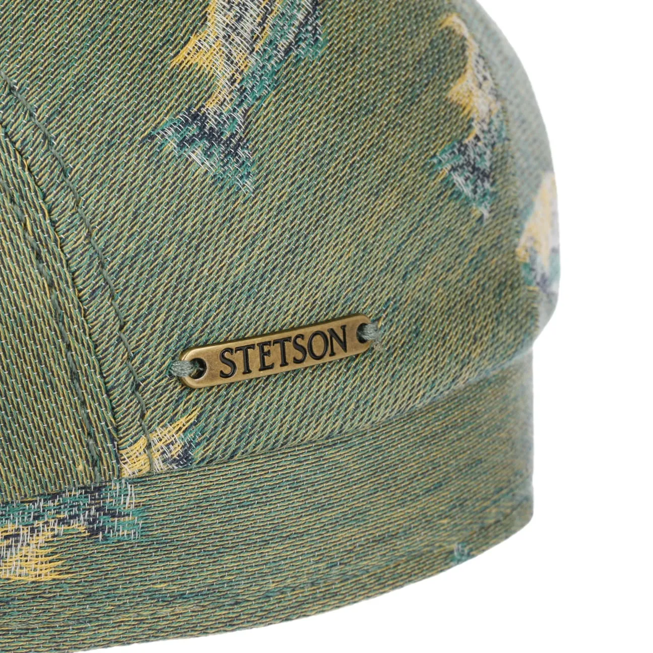 Allover Fish Driver Flat Cap by Stetson