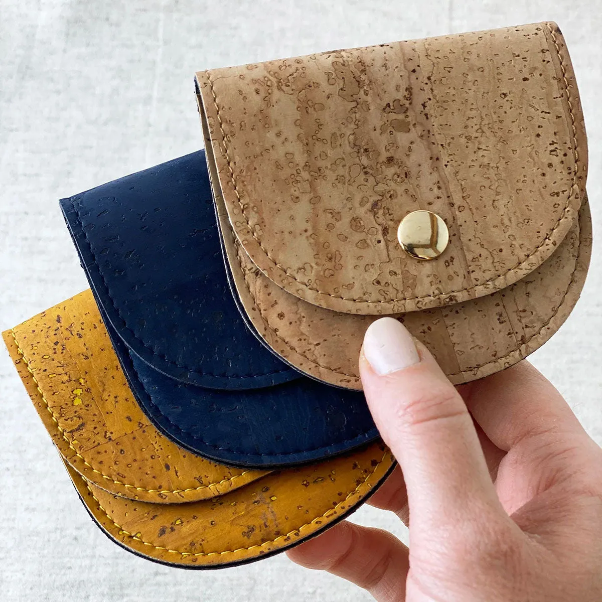 Allstitch Studio Cork Notions Pouch - Golden Yellow