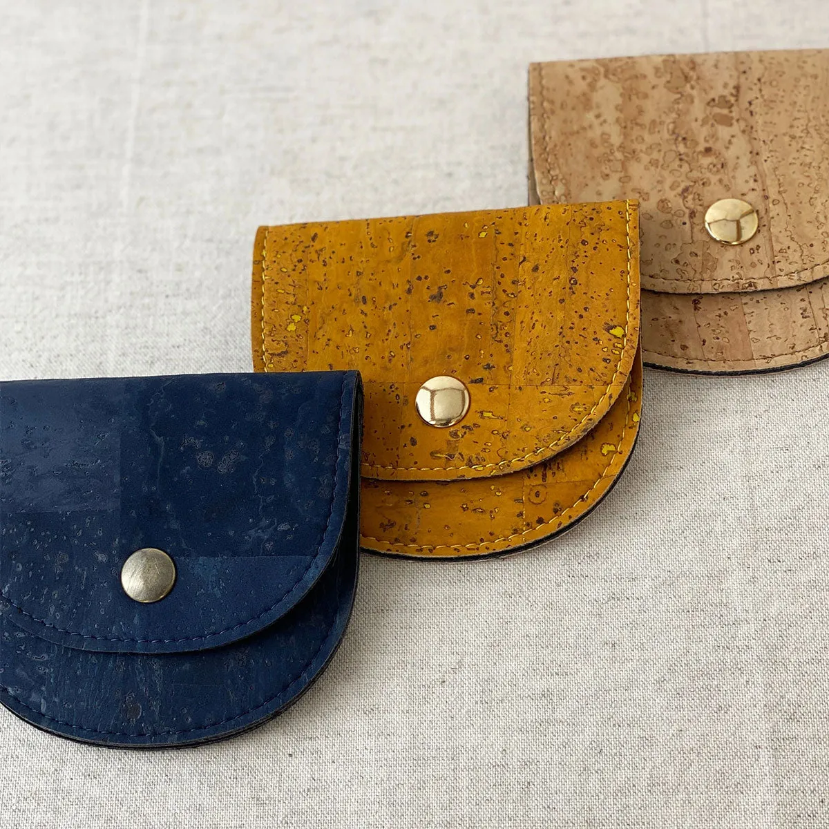 Allstitch Studio Cork Notions Pouch - Golden Yellow
