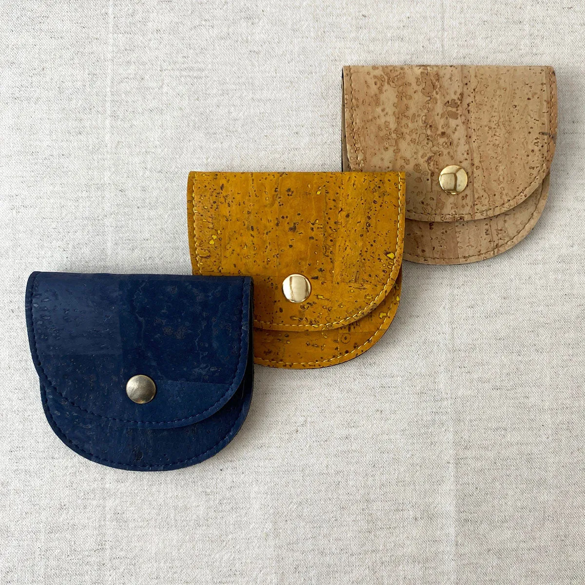 Allstitch Studio Cork Notions Pouch - Golden Yellow