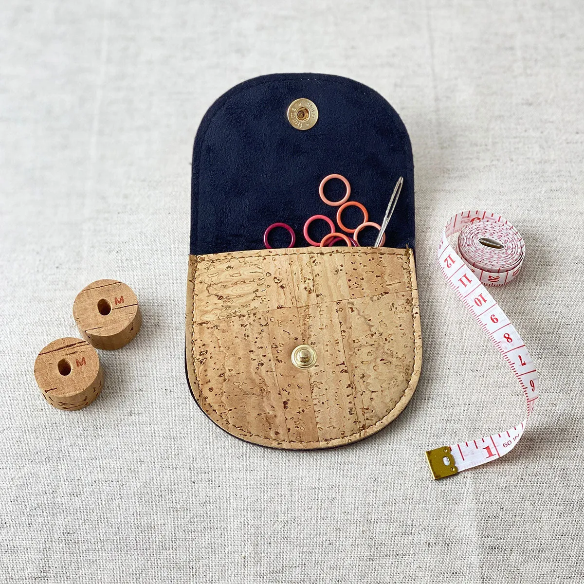 Allstitch Studio Cork Notions Pouch - Golden Yellow