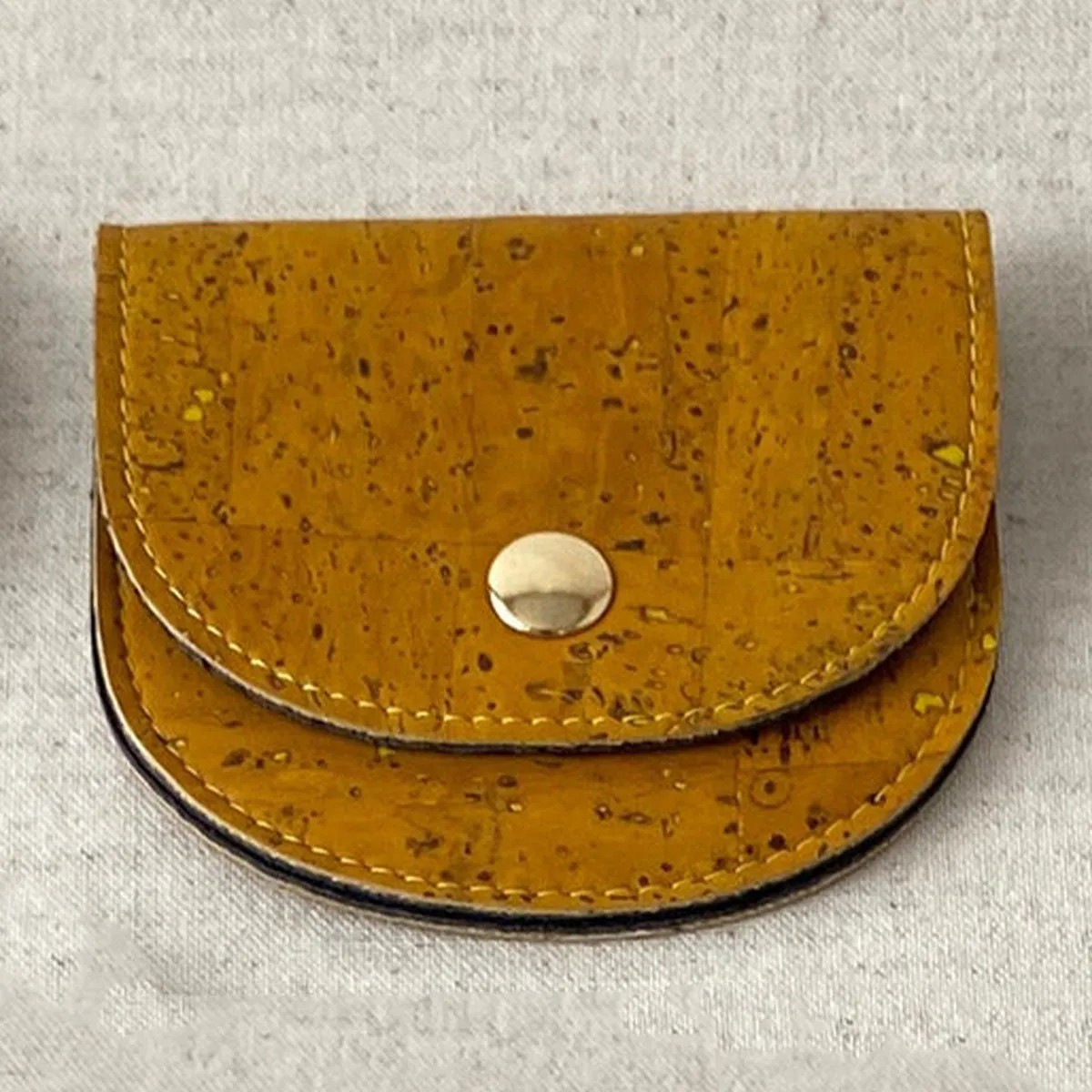 Allstitch Studio Cork Notions Pouch - Golden Yellow