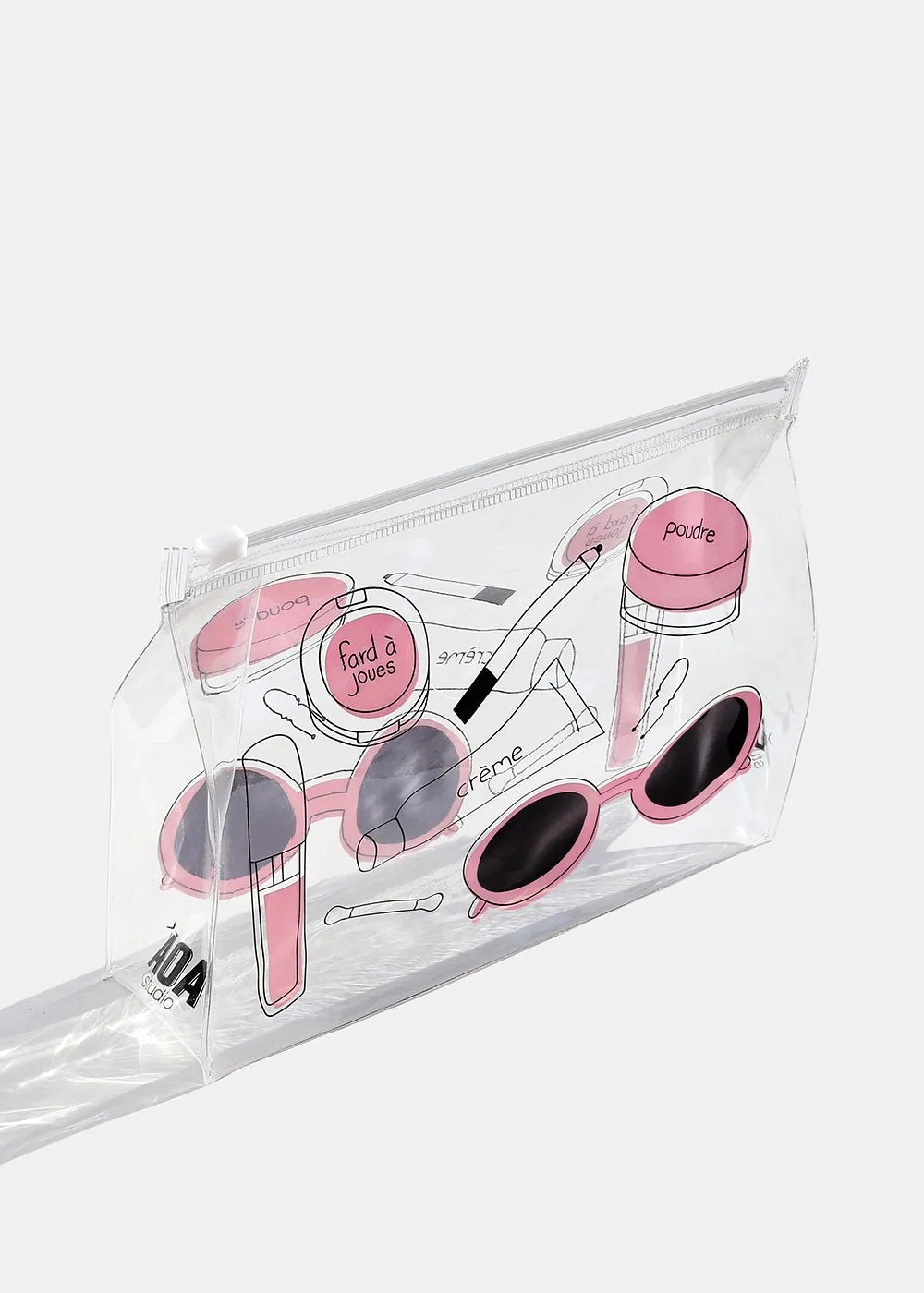 AOA Clear Makeup Pouch - French Essentials