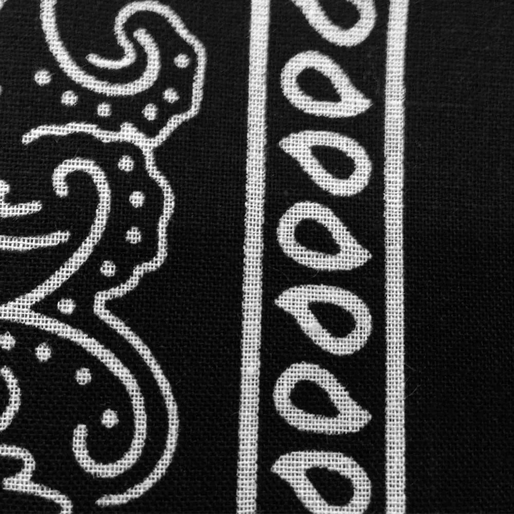 Assorted Dozen Bandanas (Six Popular Colors) (Paisley)