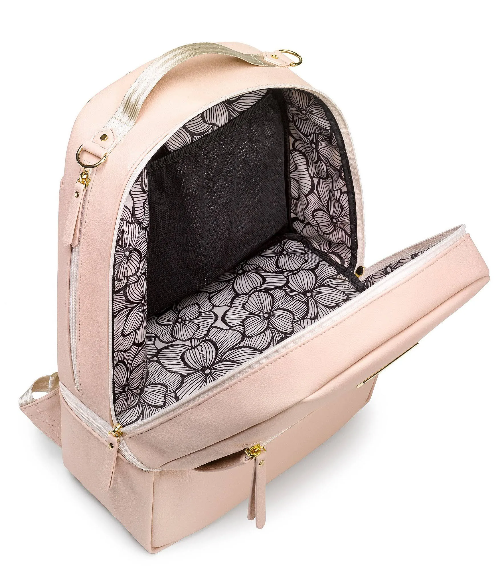 Axis Backpack - Blush Leatherette by Petunia Pickle Bottom