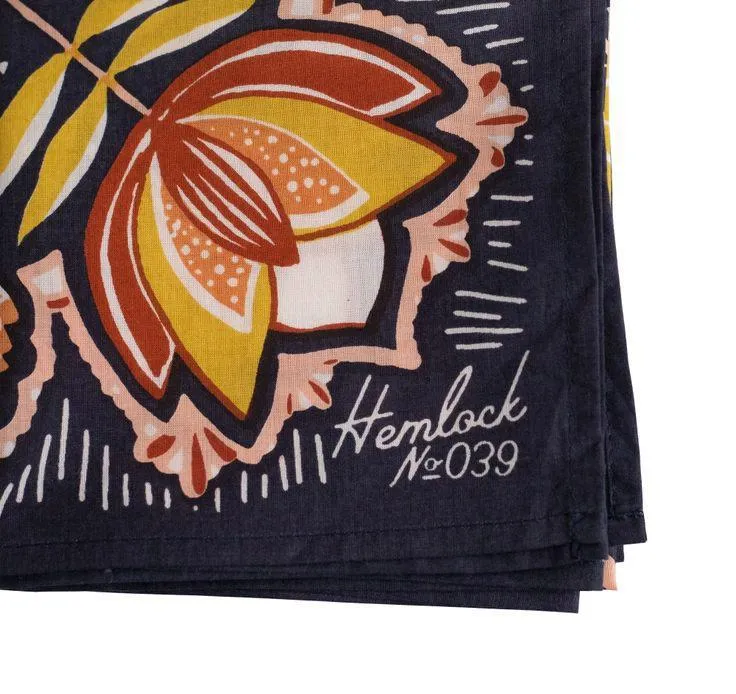 Bandana - Elsie Floral in Navy by Handker Bandanas