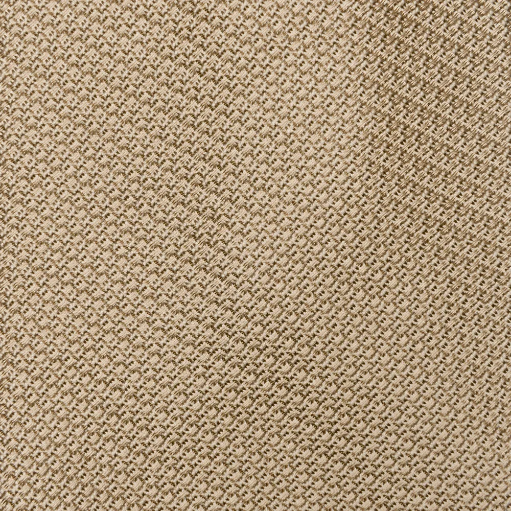 Beige Grenadine Silk Tie