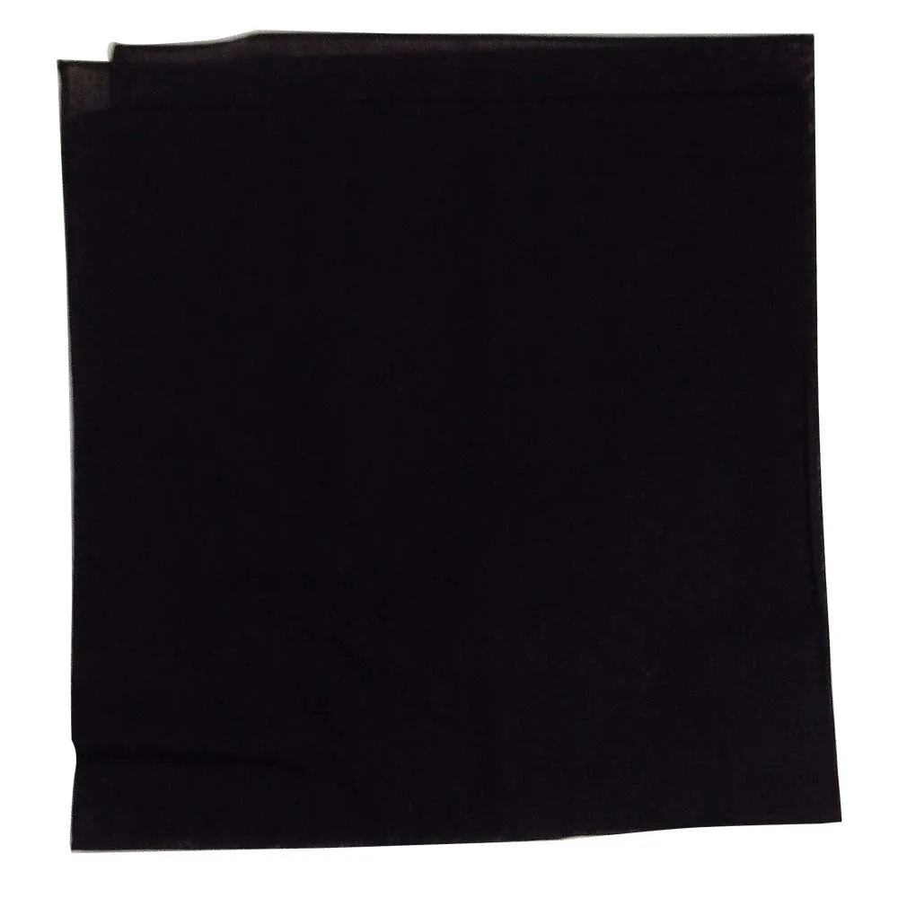 Black Bandana - Dozen (Solid)