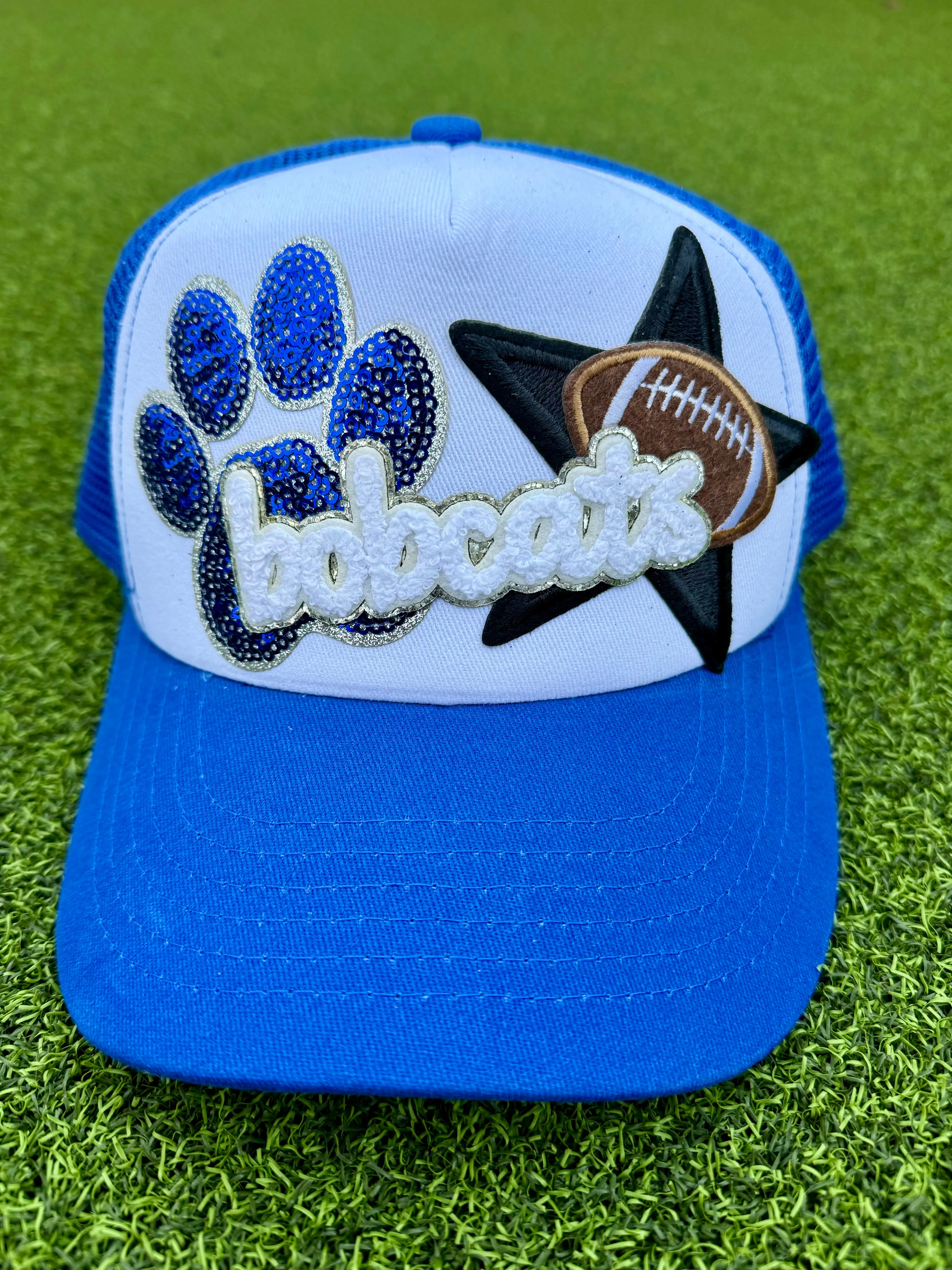 Bobcats Football Patch Trucker Hat