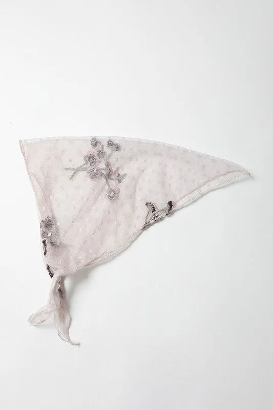 Boho Floral Head Scarf
