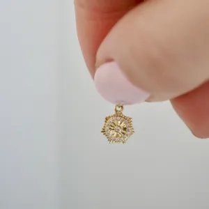 BONDY FLUTED DISC DISC PENDANT
