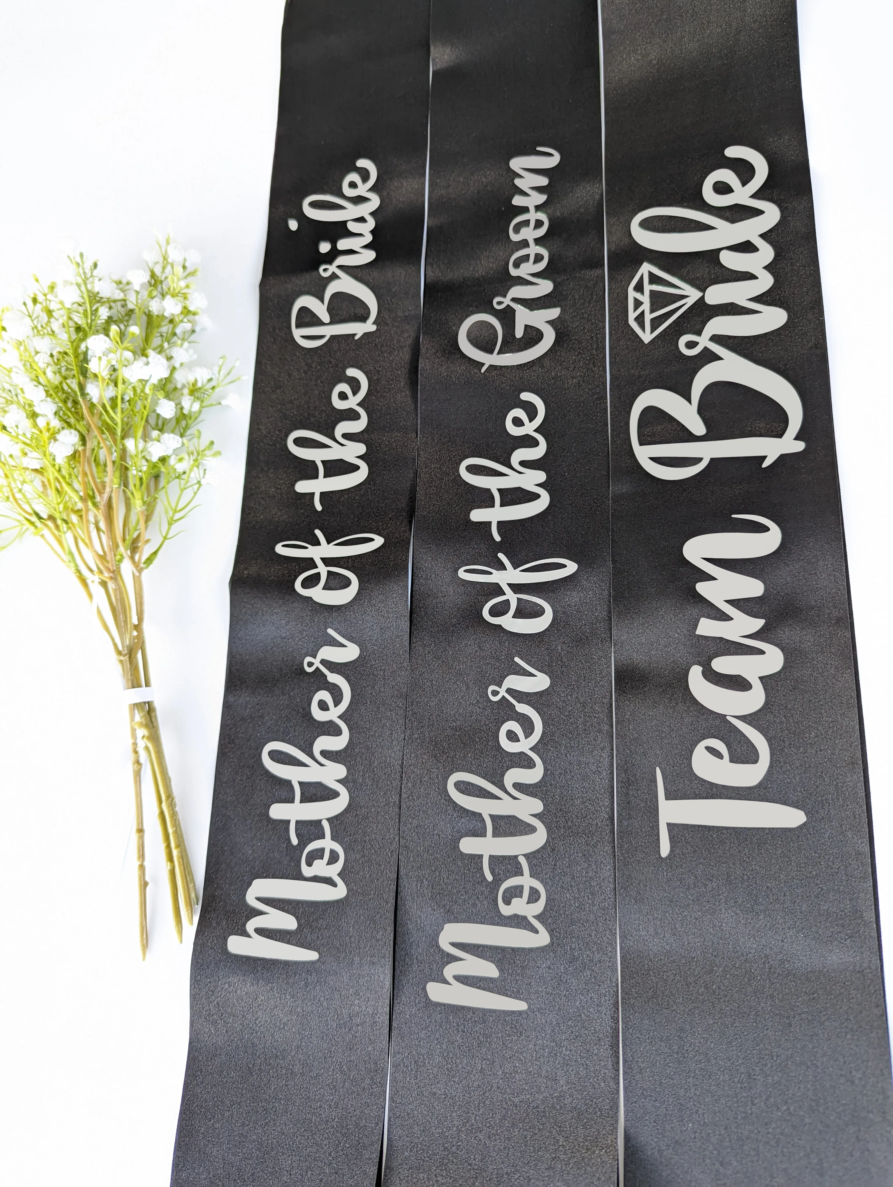 Bridal and Bridesmaid Customised Sashes for Hens Parties