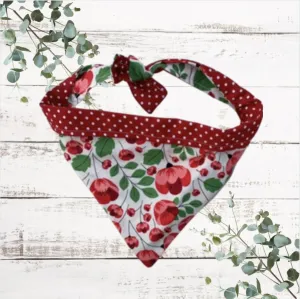 Bright and beautiful poppy dog bandana - Wholesale