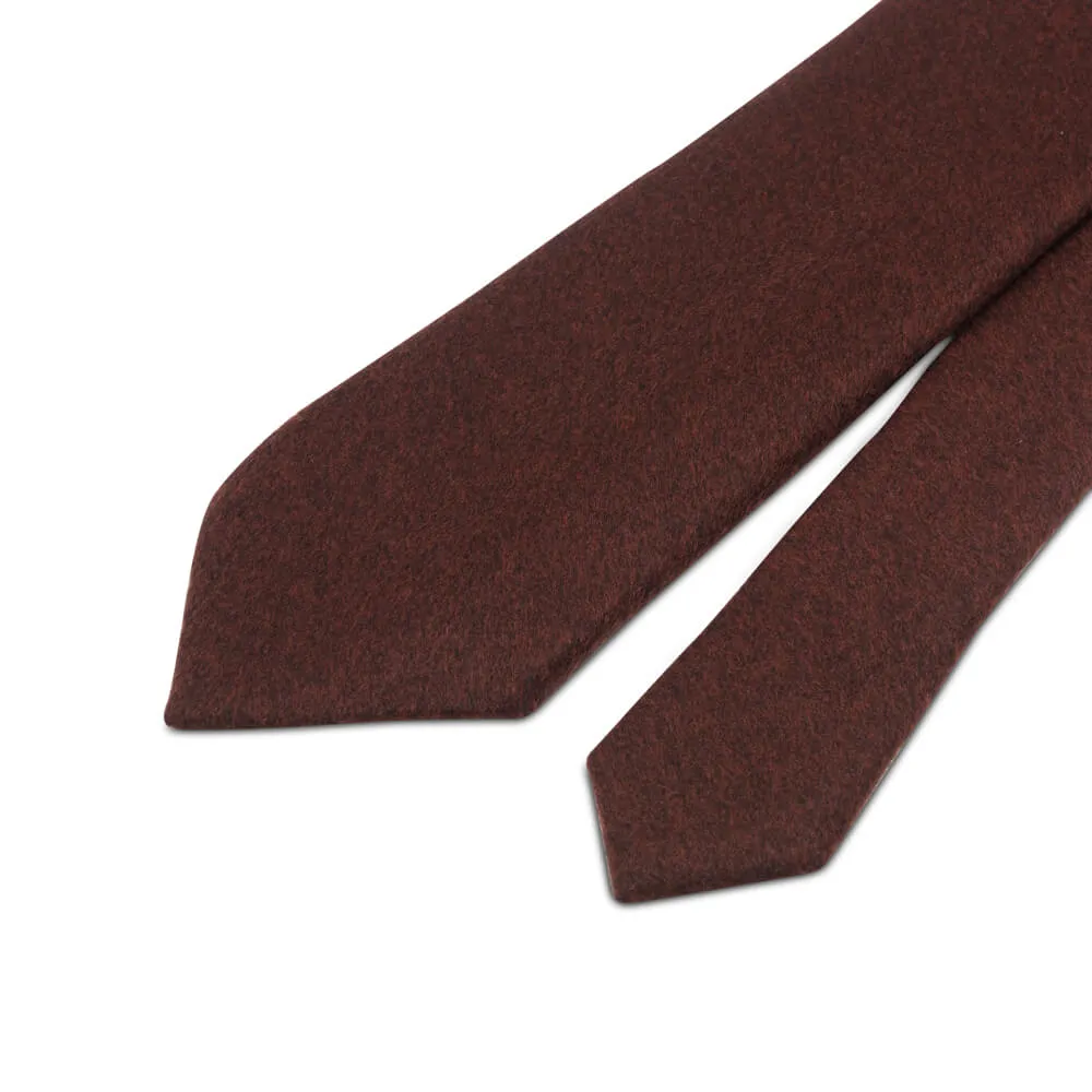 Brown Cashmere Tie