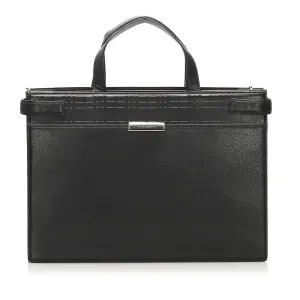 Burberry Leather Business Bag (SHG-11356)