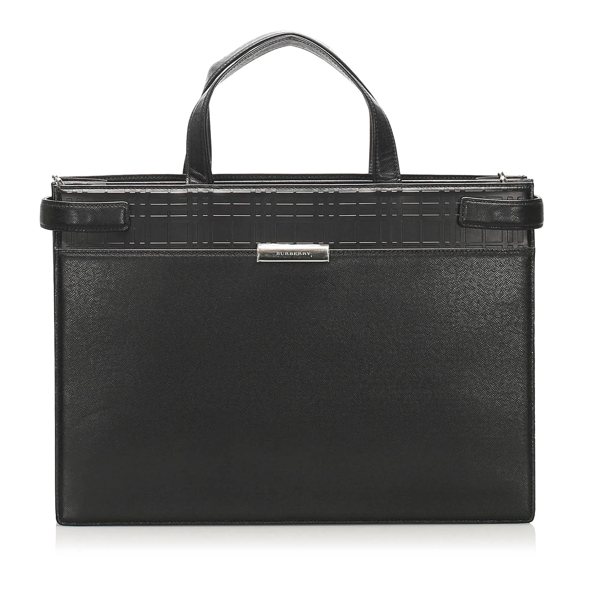 Burberry Leather Business Bag (SHG-11356)