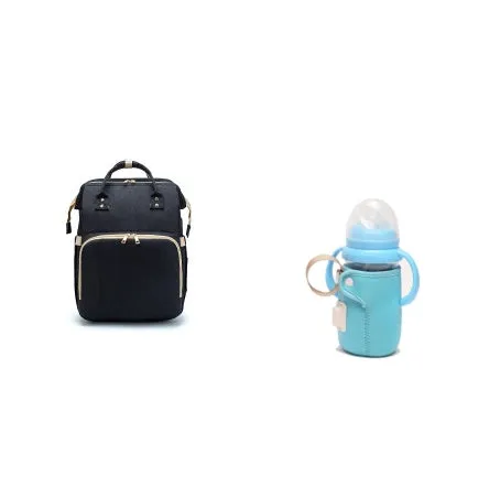 Carol  Faltbarer Baby-Rucksack mit groem Fassungsvermgen und USB-Ladefunktion