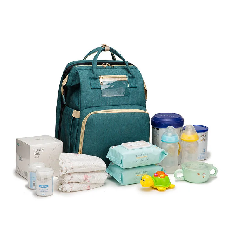Carol  Faltbarer Baby-Rucksack mit groem Fassungsvermgen und USB-Ladefunktion