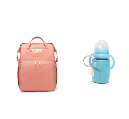 Carol  Faltbarer Baby-Rucksack mit groem Fassungsvermgen und USB-Ladefunktion