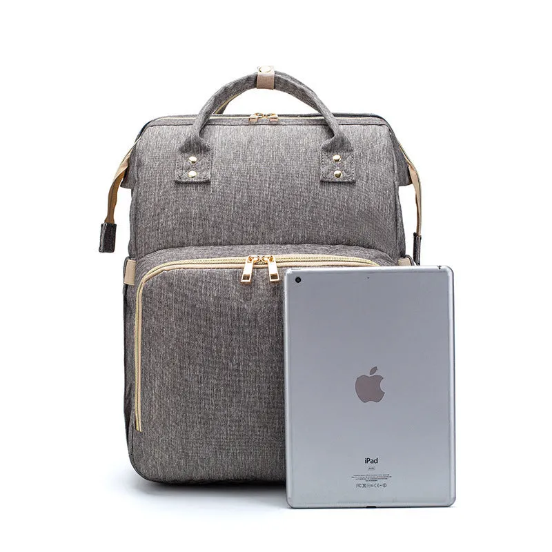 Carol  Faltbarer Baby-Rucksack mit groem Fassungsvermgen und USB-Ladefunktion