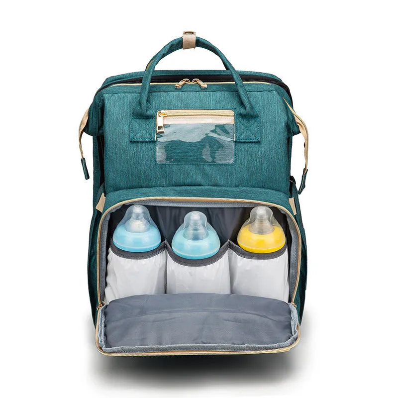Carol  Faltbarer Baby-Rucksack mit groem Fassungsvermgen und USB-Ladefunktion