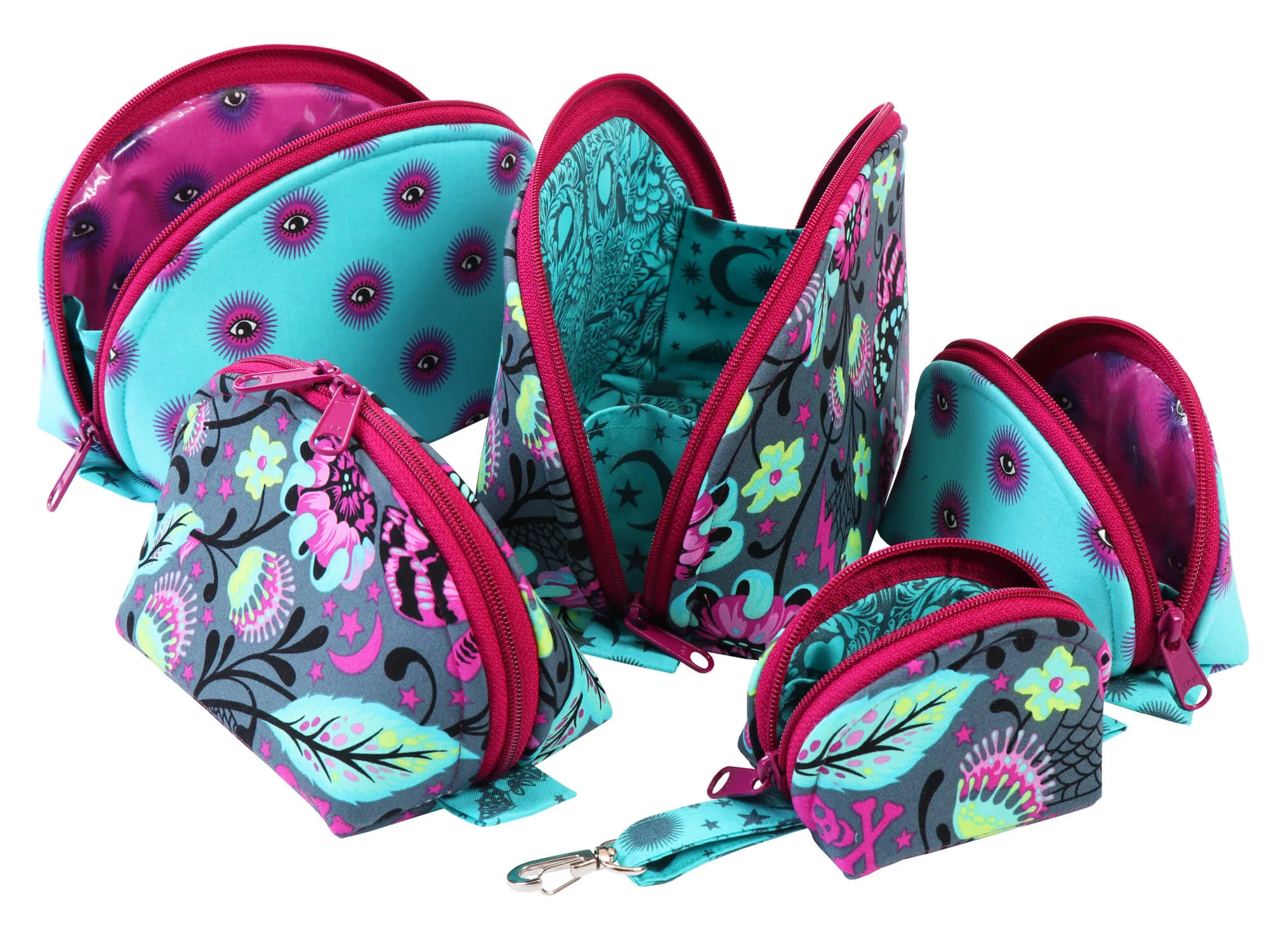 Clam Up Zippered Pouches PBA275
