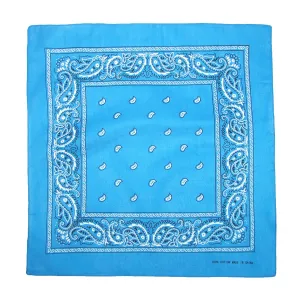 CTM® Individually Folded & Packaged Paisley Print Cotton Bandana