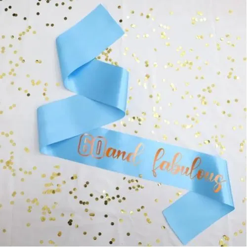 Custom Birthday Sash