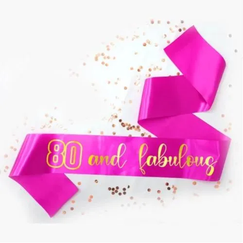 Custom Birthday Sash