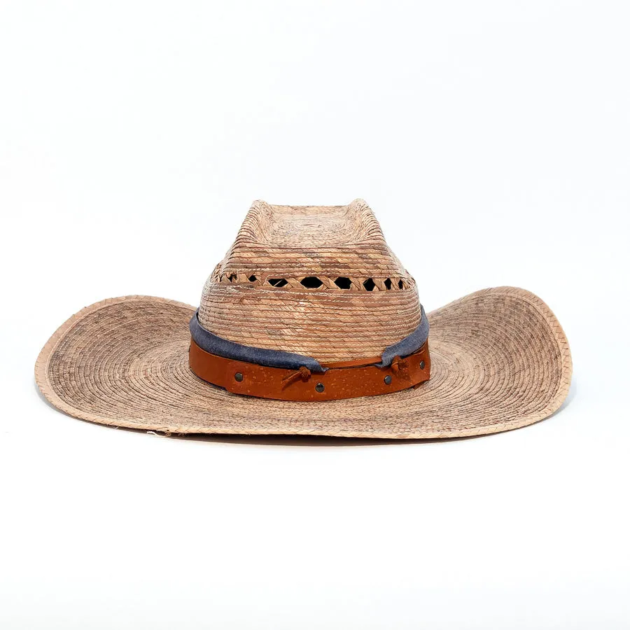 Dark Palm Rancher  - Palm Straw Hat