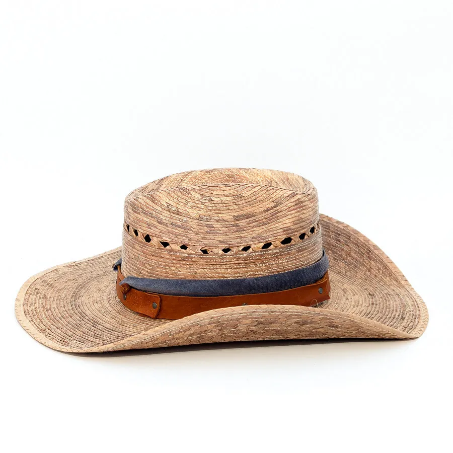 Dark Palm Rancher  - Palm Straw Hat