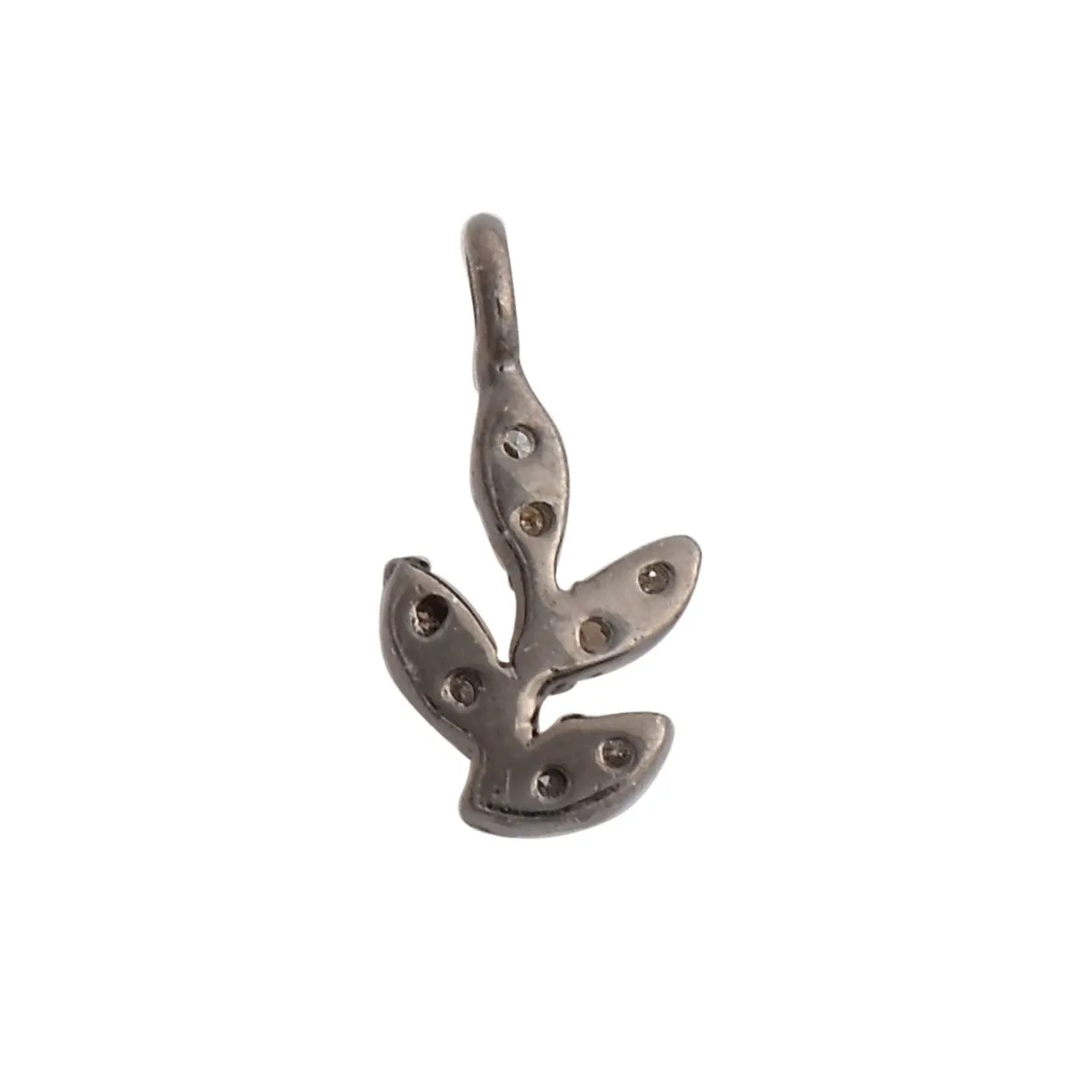 Diamond Leaf Pendant