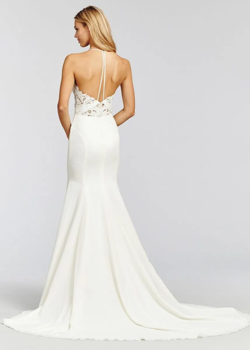Dress 2750: Hayley Paige "Saylor" waist 27 customized