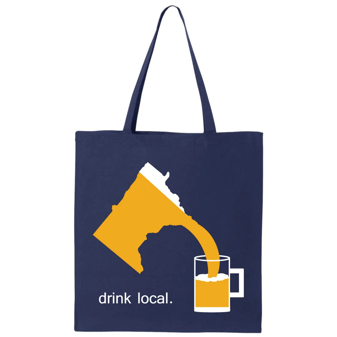 Drink Local Minnesota Canvas Tote Bag