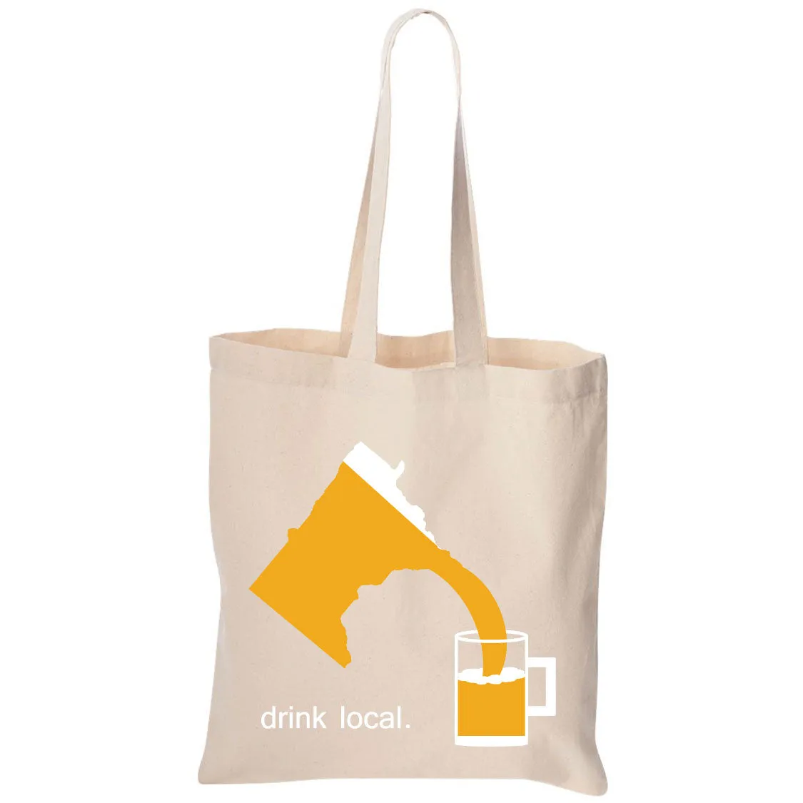 Drink Local Minnesota Canvas Tote Bag