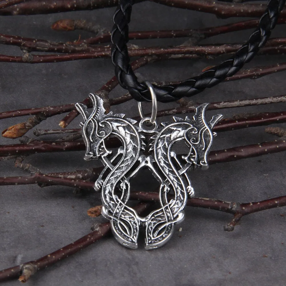Dropshipping Double Dragon Retro Necklace