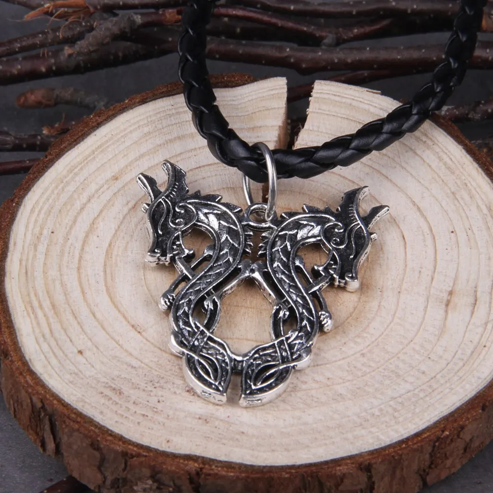 Dropshipping Double Dragon Retro Necklace