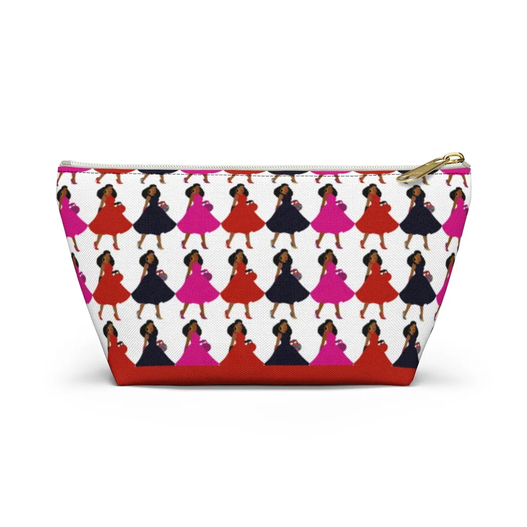 Fanciful Accessory Pouch w T-bottom
