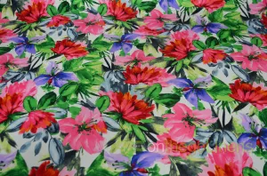 Flower Blossom Table Napkins | Floral Satin Table Napkins |
