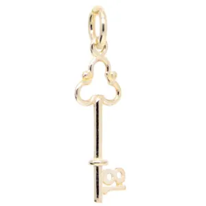 Gold Small 18th Birthday Key Charm
