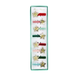 Gold Star Hair Clips by Meri Meri