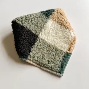 GREEN PLAID SHERPA