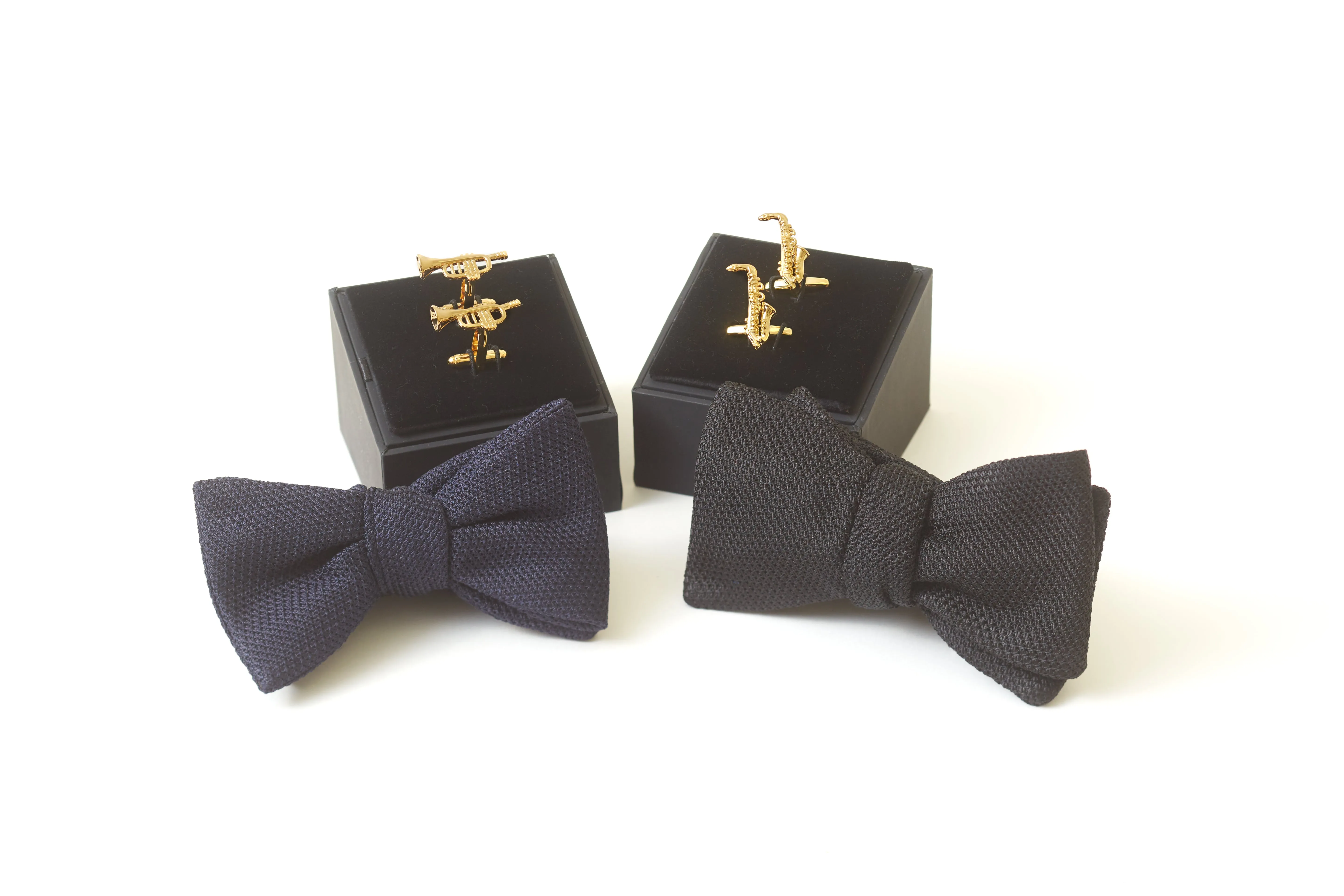 Grenadine Black - bow ties
