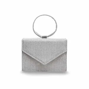 Grey Fancy Clutch P15351