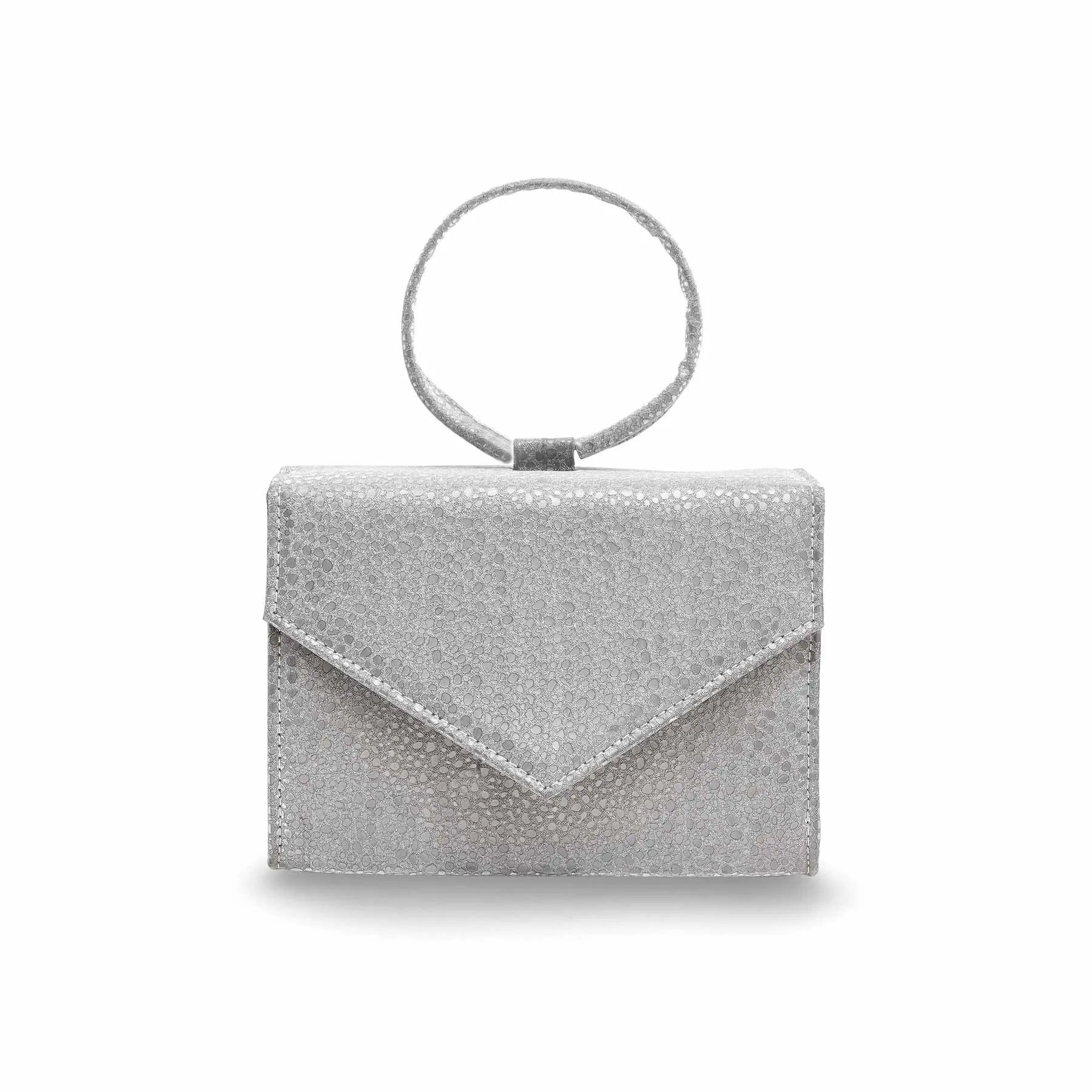 Grey Fancy Clutch P15351