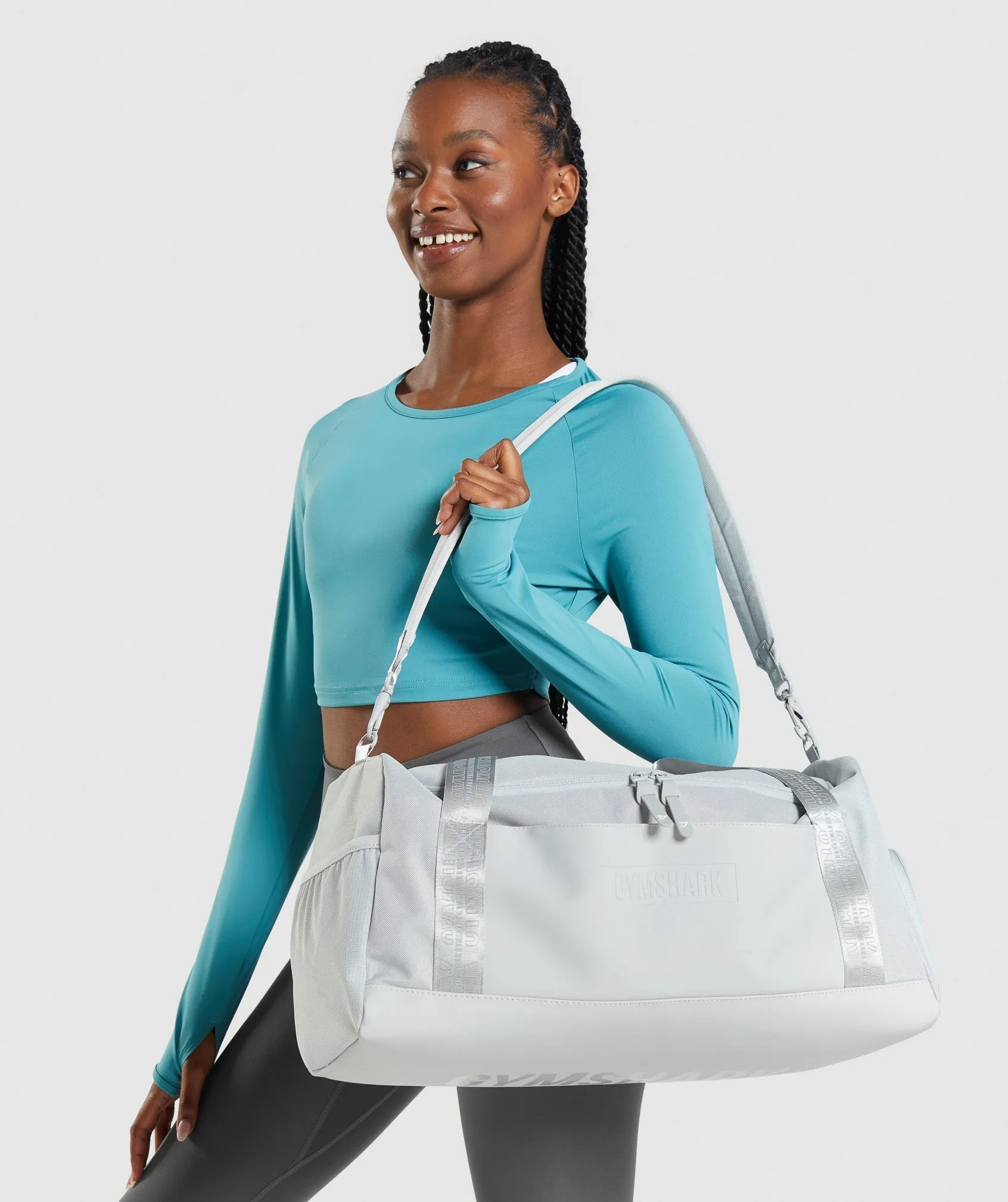 Gymshark Small Everyday Gym Bag - Light Grey
