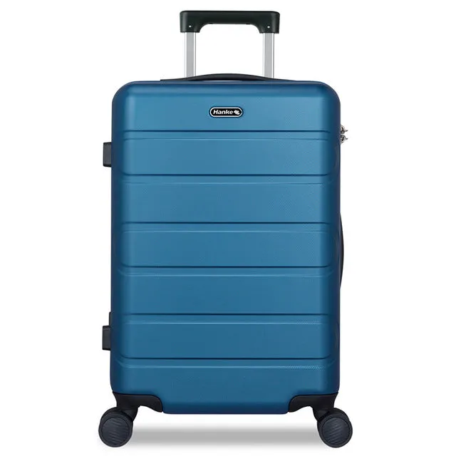 Hanke Travel Trolley Case Luggage Bag Men Women Suitcase Spinner Wheels Rolling Luggage 20 24 Inch Carry-Ons Dropshipping H9800