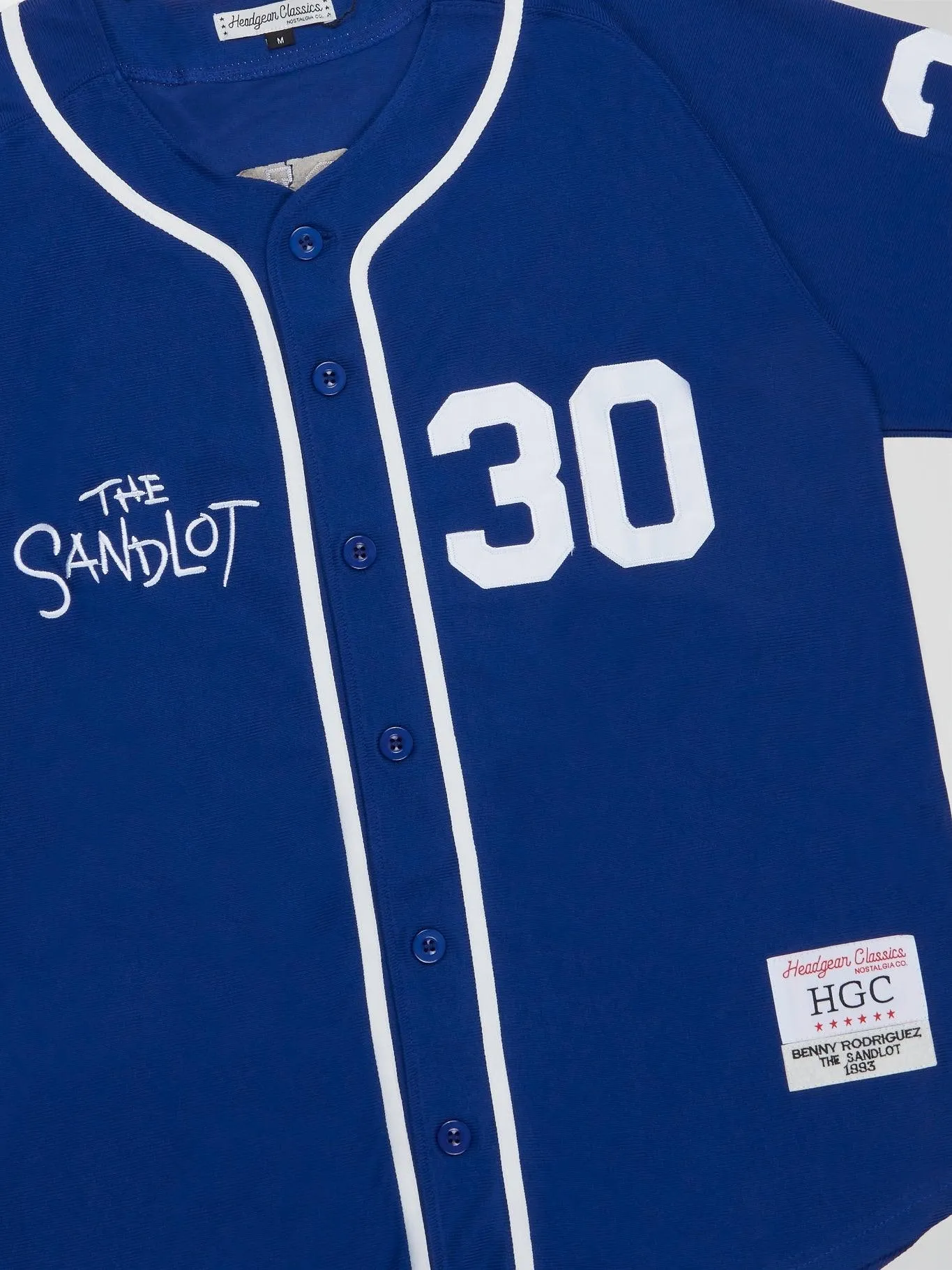 Headgear - Blue Sandlot Baseball Jersey